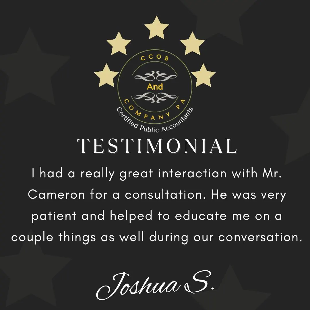 Client testimonial — Joshua S.